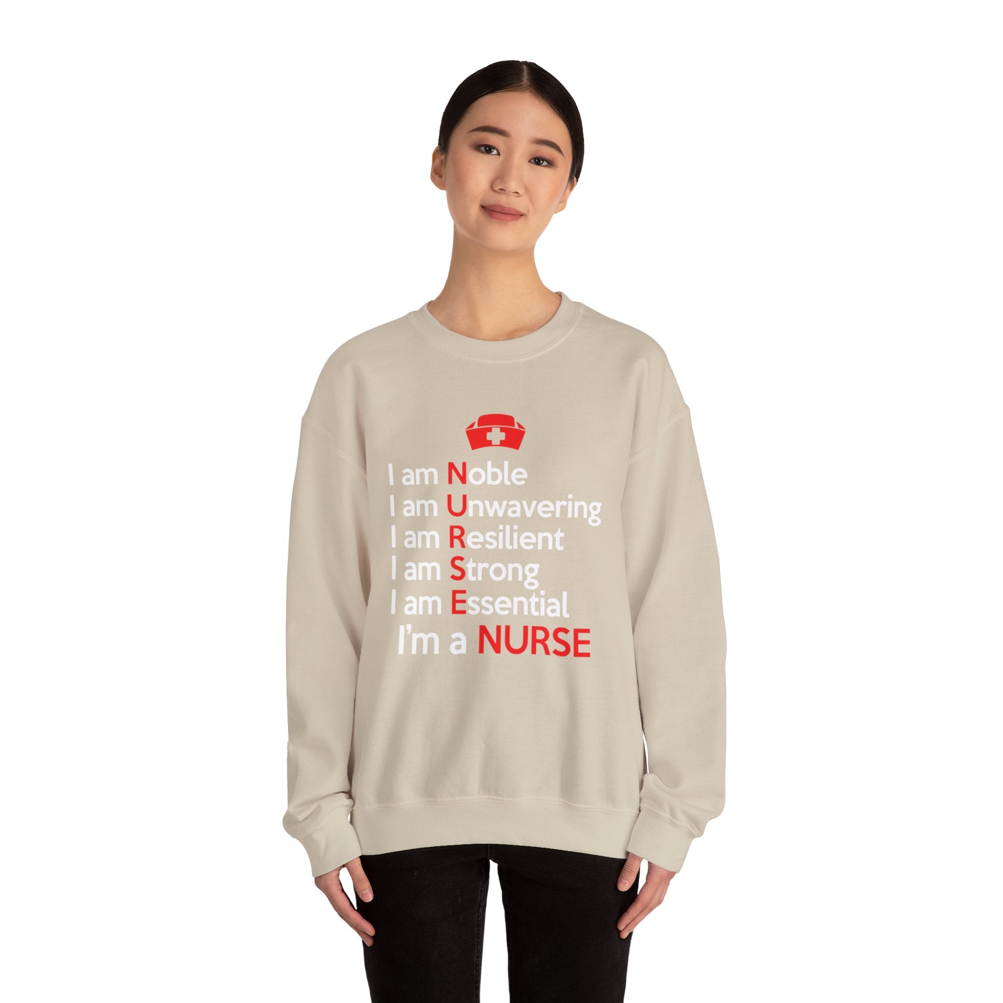 Je suis noble, je suis un sweat-shirt unisexe inébranlable 