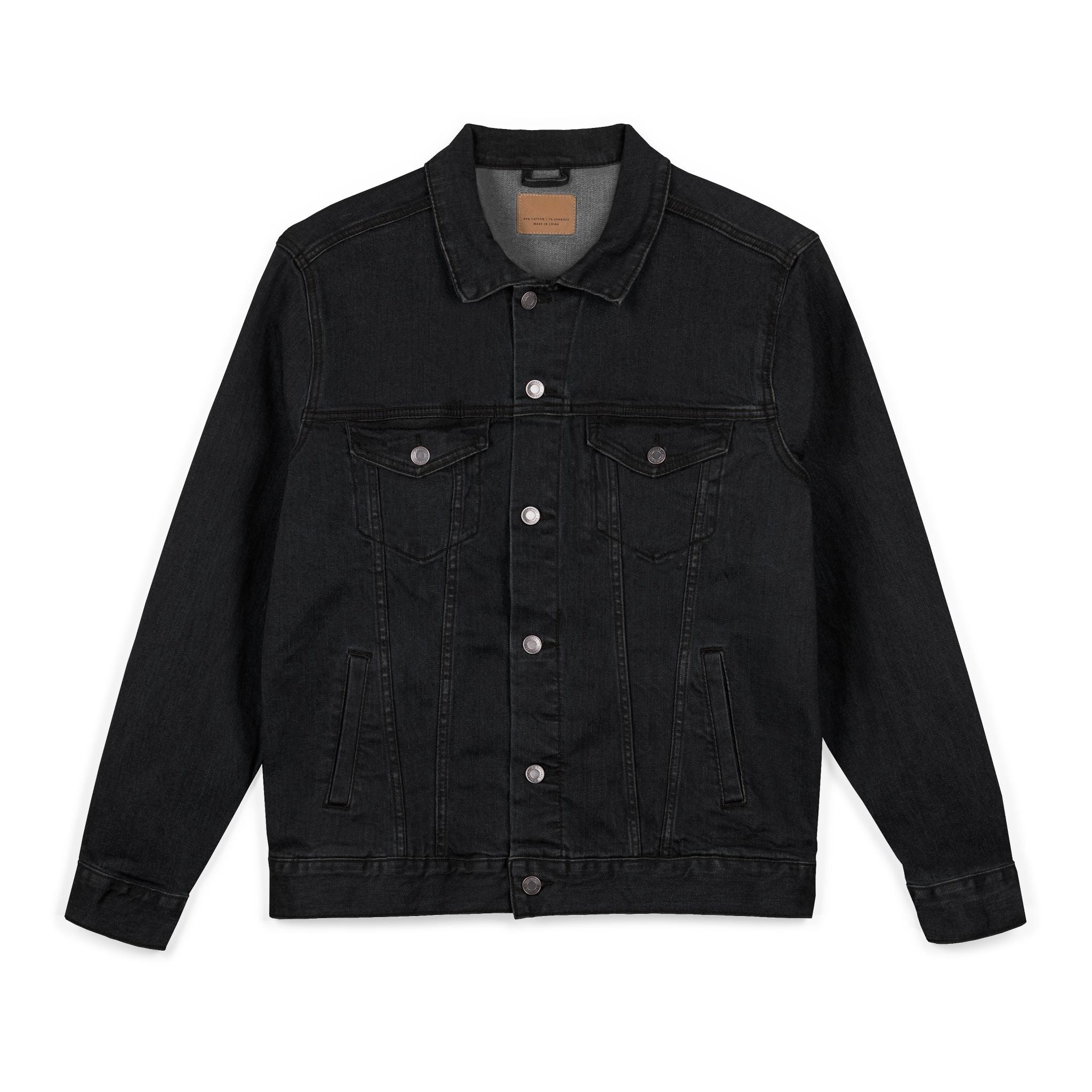 Plain Denim Jacket Printify