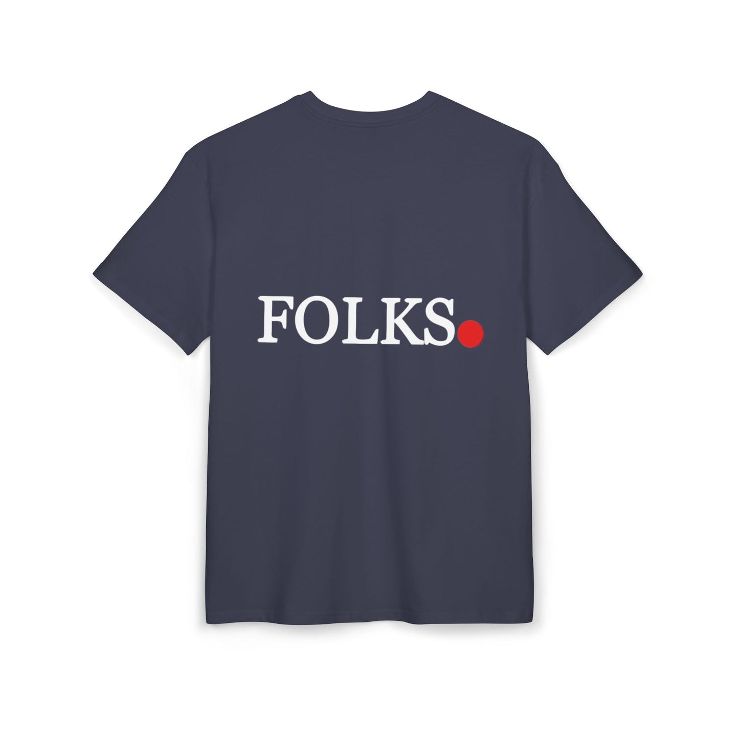 Oversized Tee with Bold Red Dot, Everyday Tee Printify