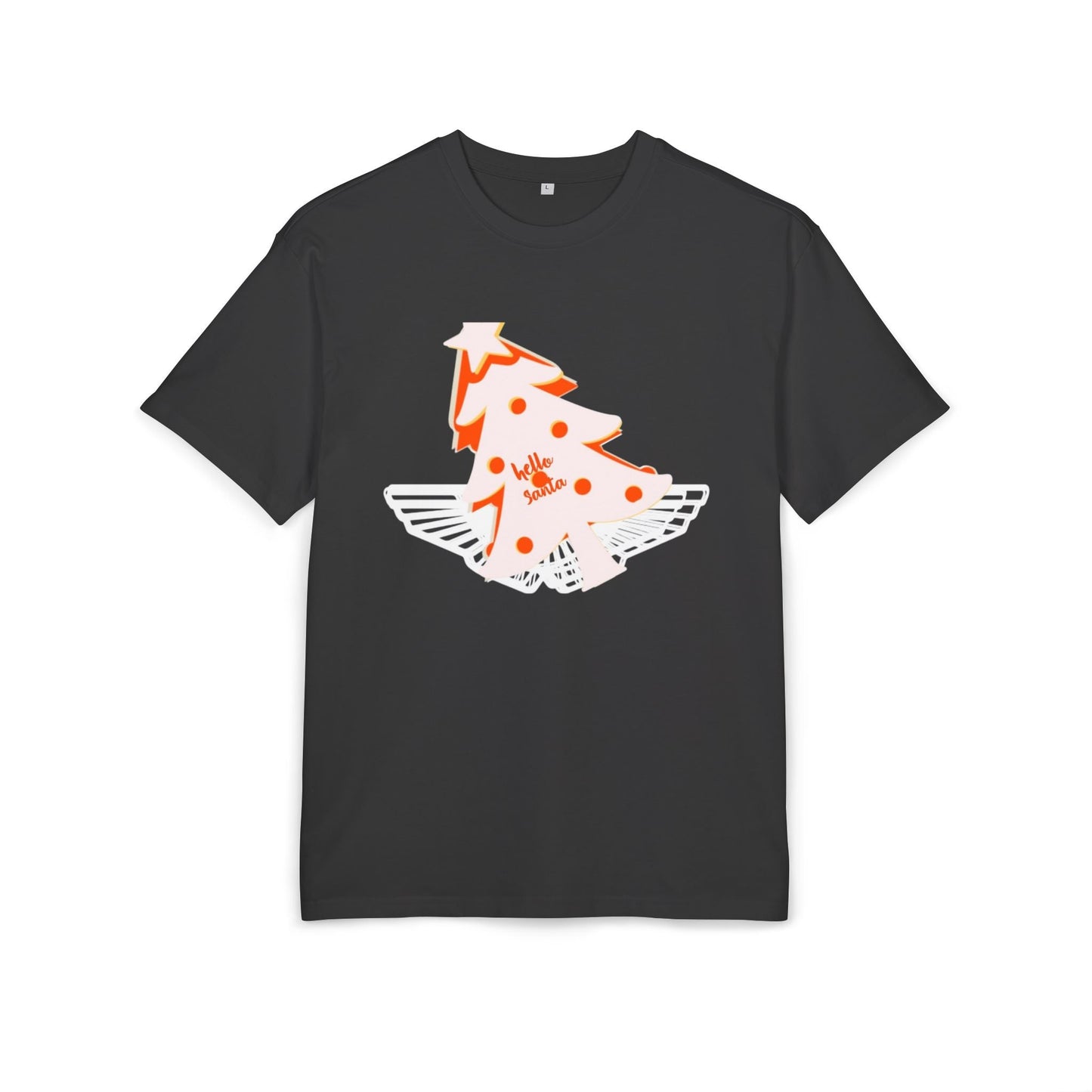 Christmas Oversize Tee - hello Santa Printify