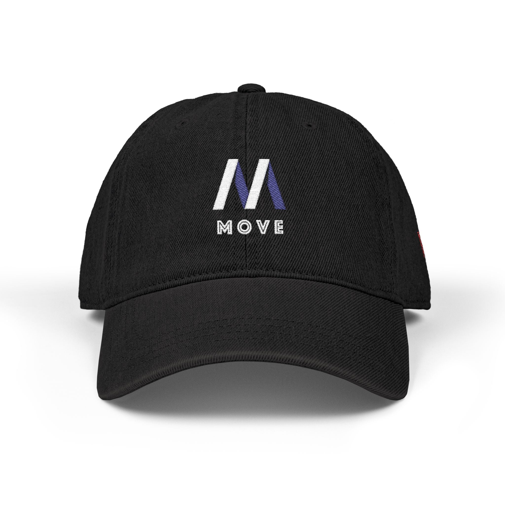 Embroidered Denim Hat - Move Design Printify