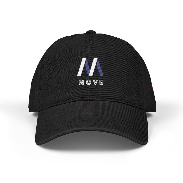 Embroidered Denim Hat - Move Design Printify