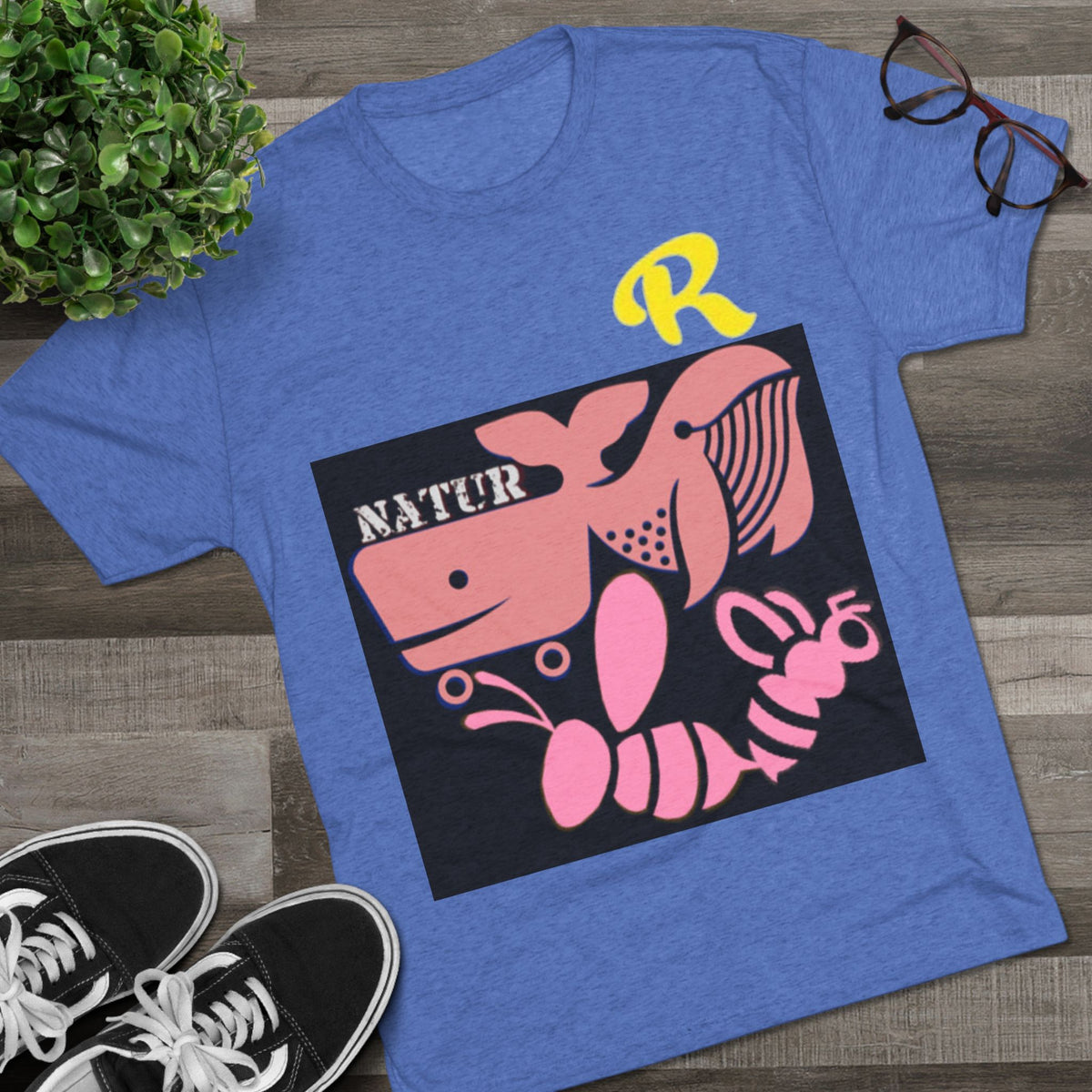 Unisex Tri-Blend Crew Tee - Honey Tee