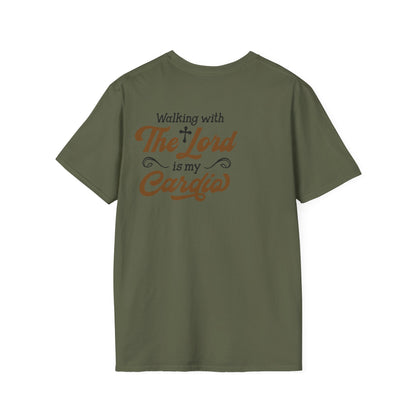 Faith-Inspired Unisex T-Shirt, The Lord is My Cardia, Christian Apparel, Spiritual Gift, Everyday Comfort Wear, Perfect for Church, [...] Printify
