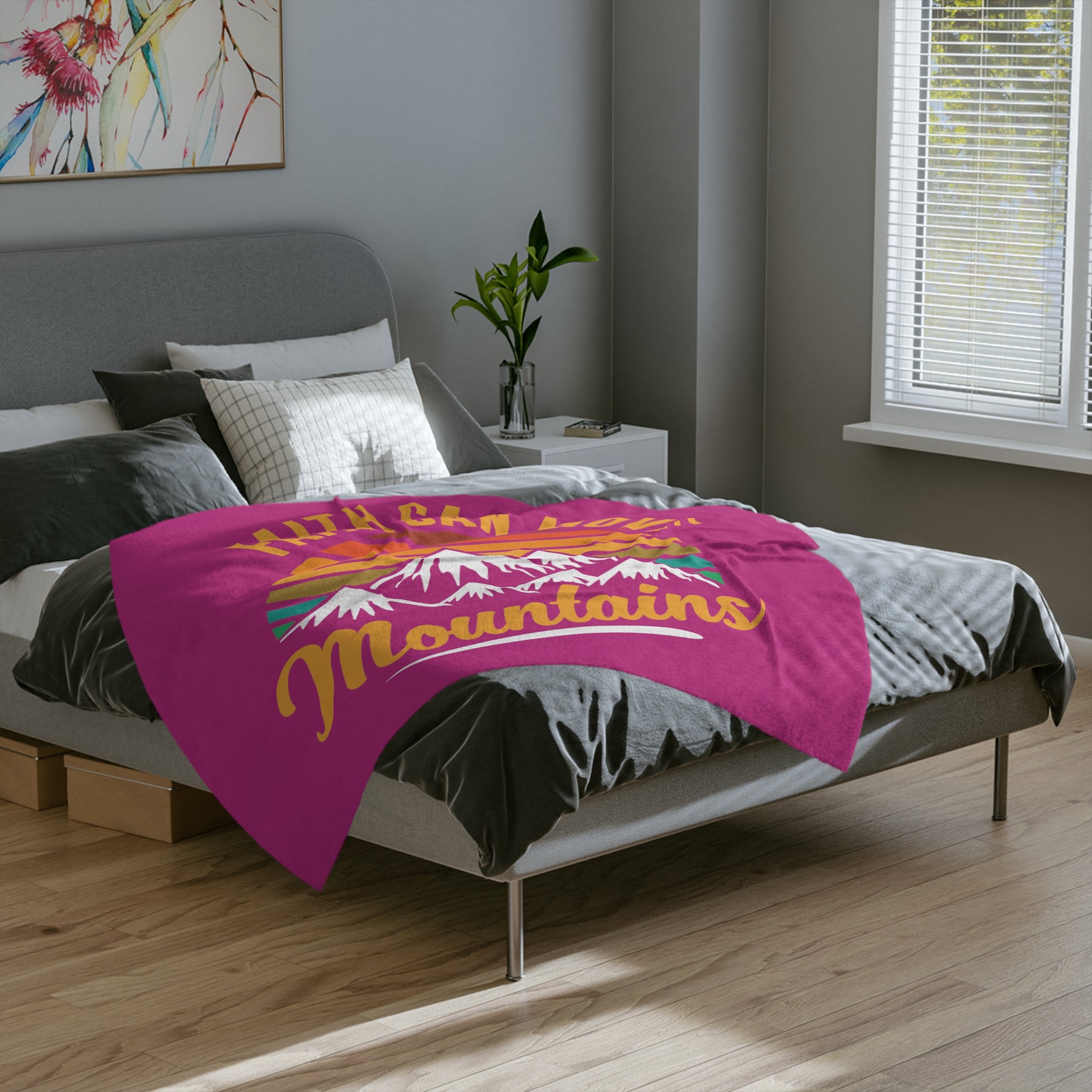 Faith Can Move Mountains Blanket