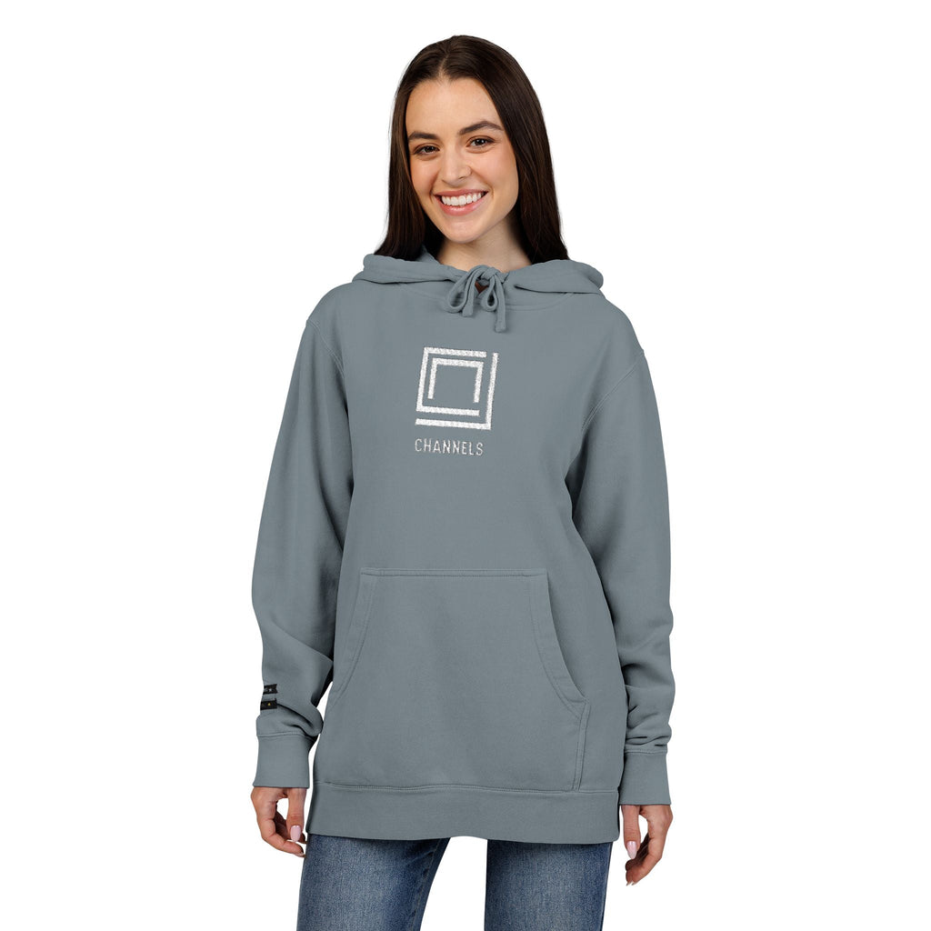 Stylish Unisex Pigment-Dyed Hoodie Printify