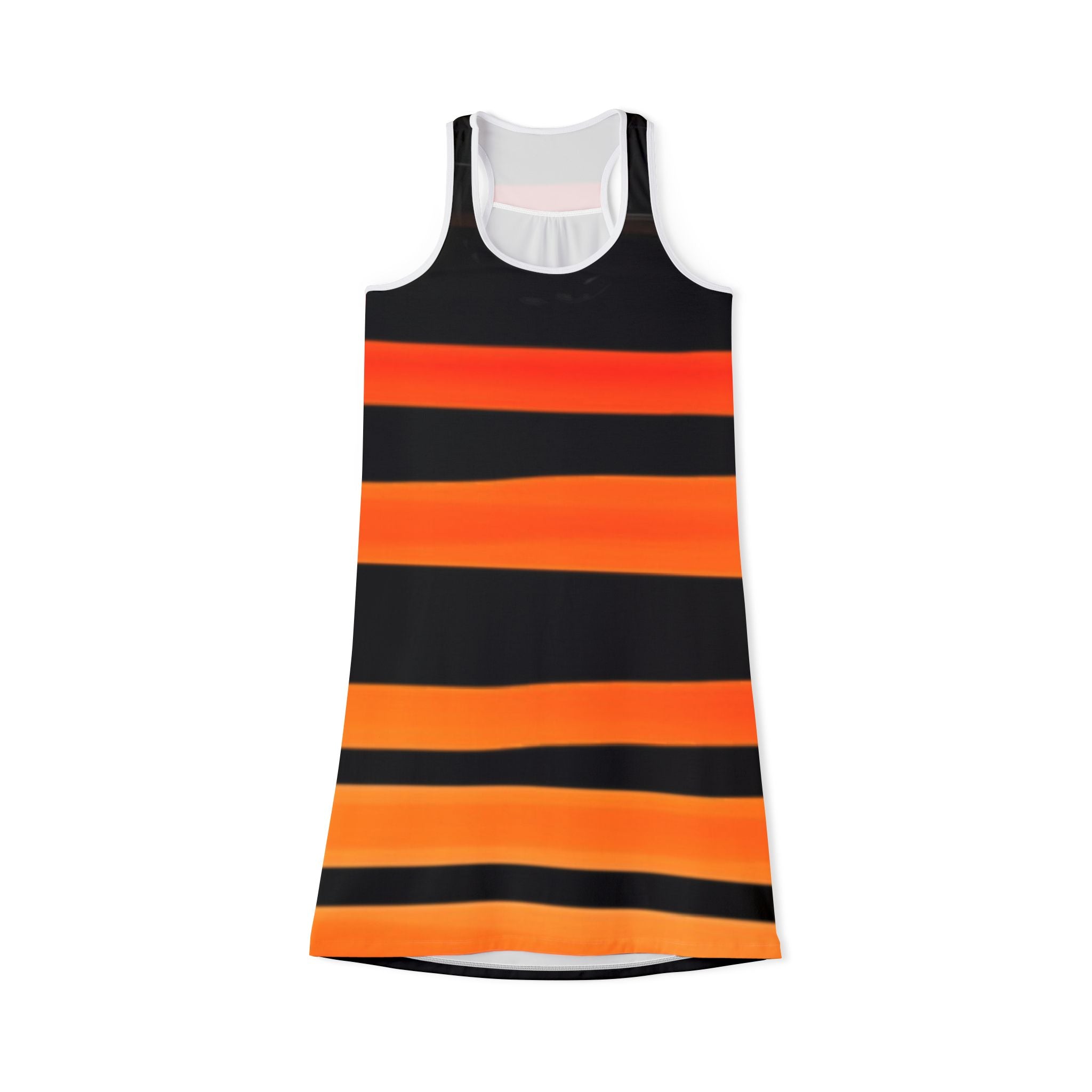 Vibrant Striped Women's Racerback Dress - Perfect for Summer and Festivals