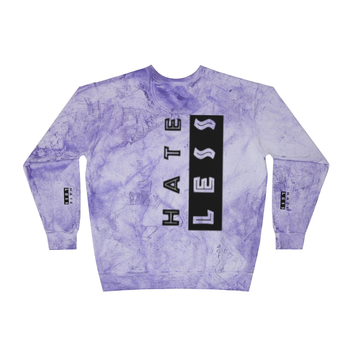 Color Blast Crewneck Sweatshirt - Hate Less Statement Apparel