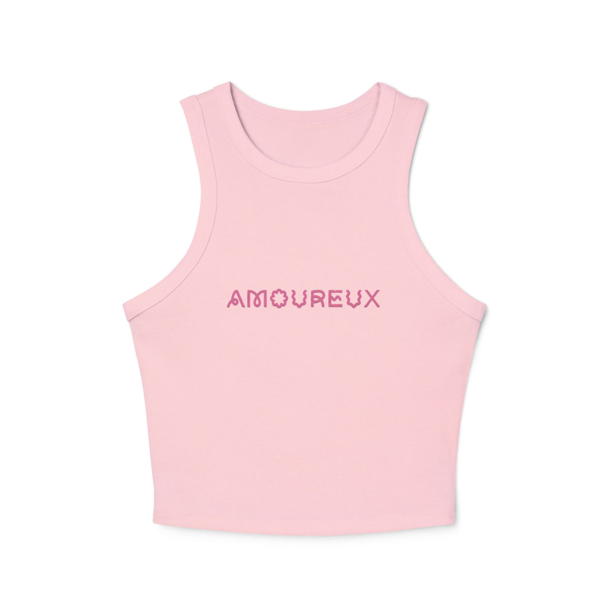 Amourös Micro Rib Racer Tank Top