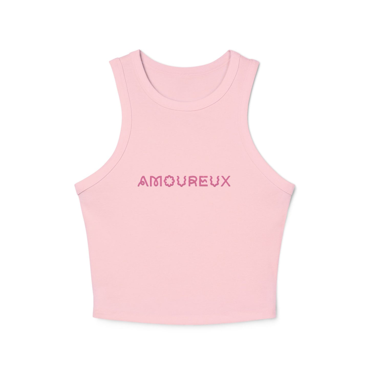 Amourös Micro Rib Racer Tank Top