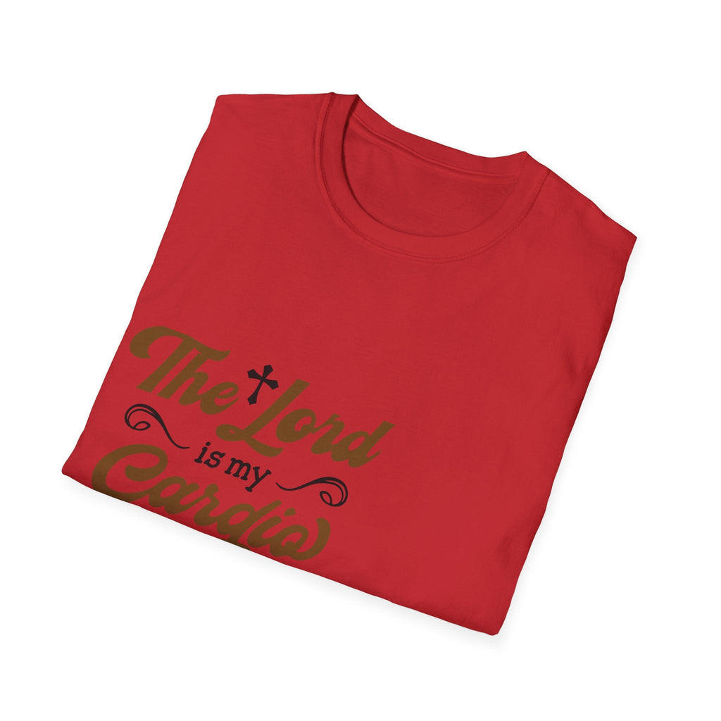 Faith-Inspired Unisex T-Shirt, The Lord is My Cardia, Christian Apparel, Spiritual Gift, Everyday Comfort Wear, Perfect for Church, [...] Printify