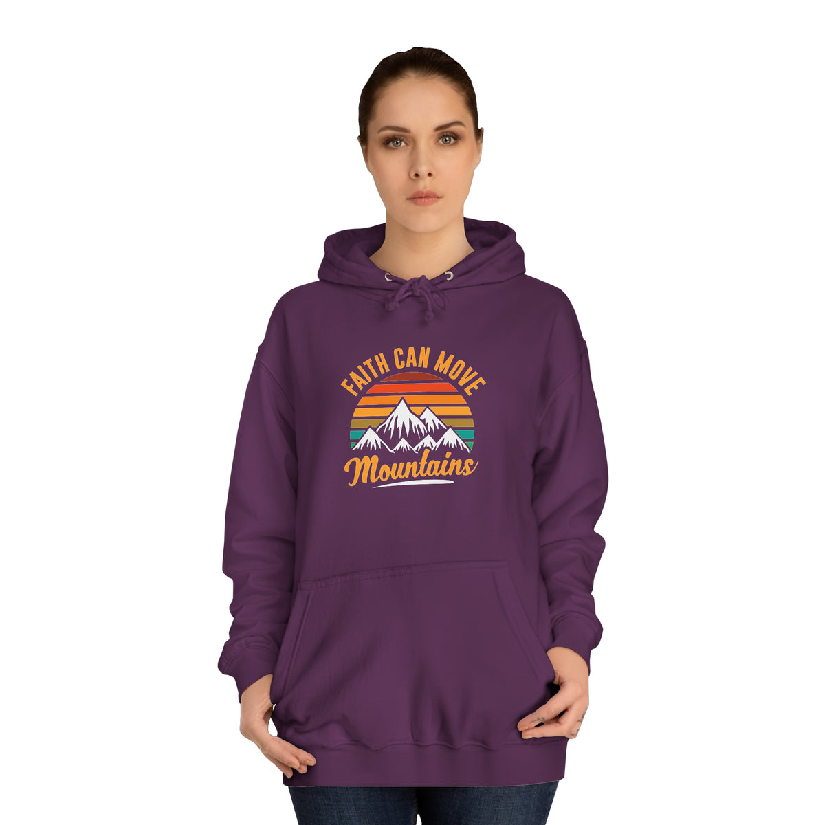Faith Can Move Mountains Unisex Hoodie