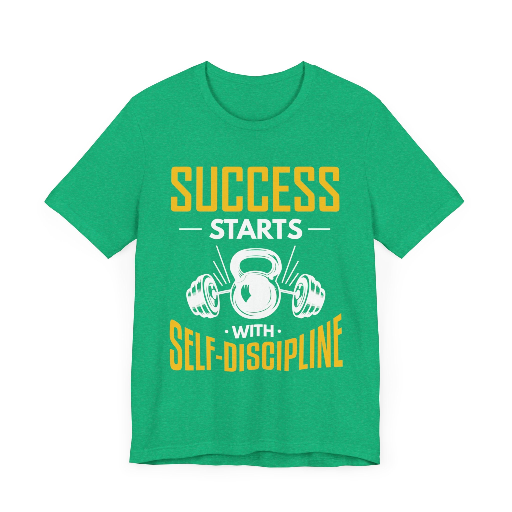 Le succès commence par le tee-shirt unisexe d’autodiscipline 