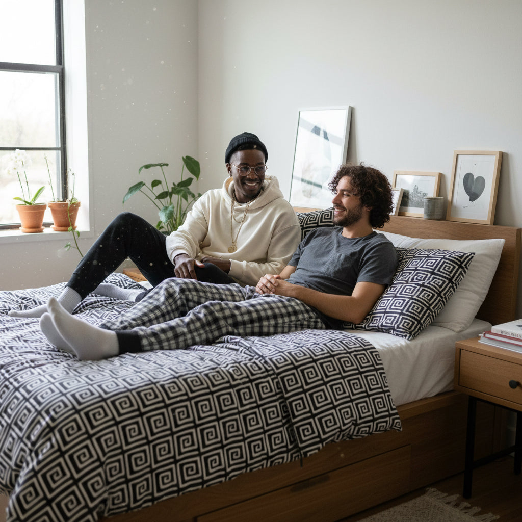 Queen Microfiber Duvet Cover Printify