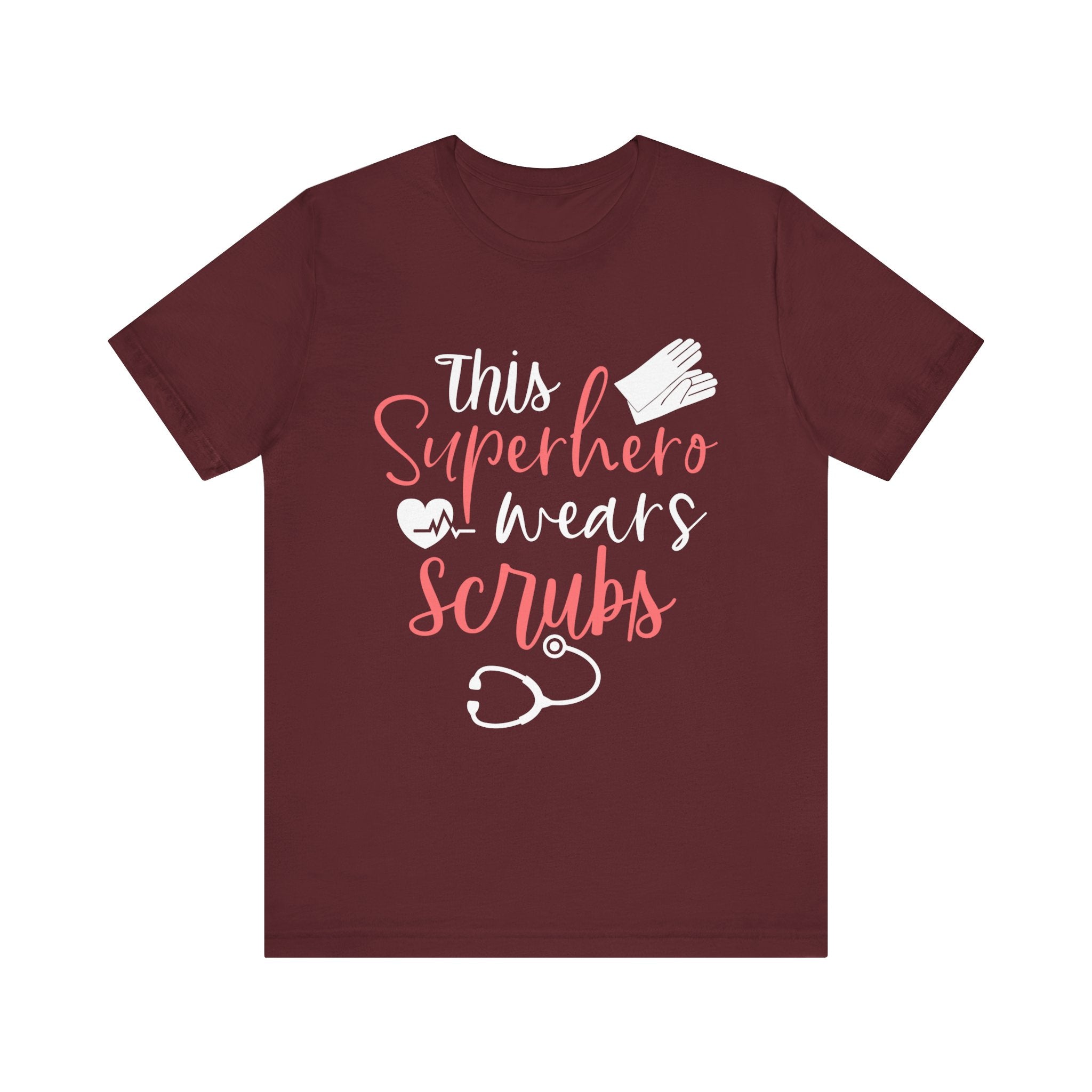 Ce super-héros porte un tee-shirt unisexe Scrubs 