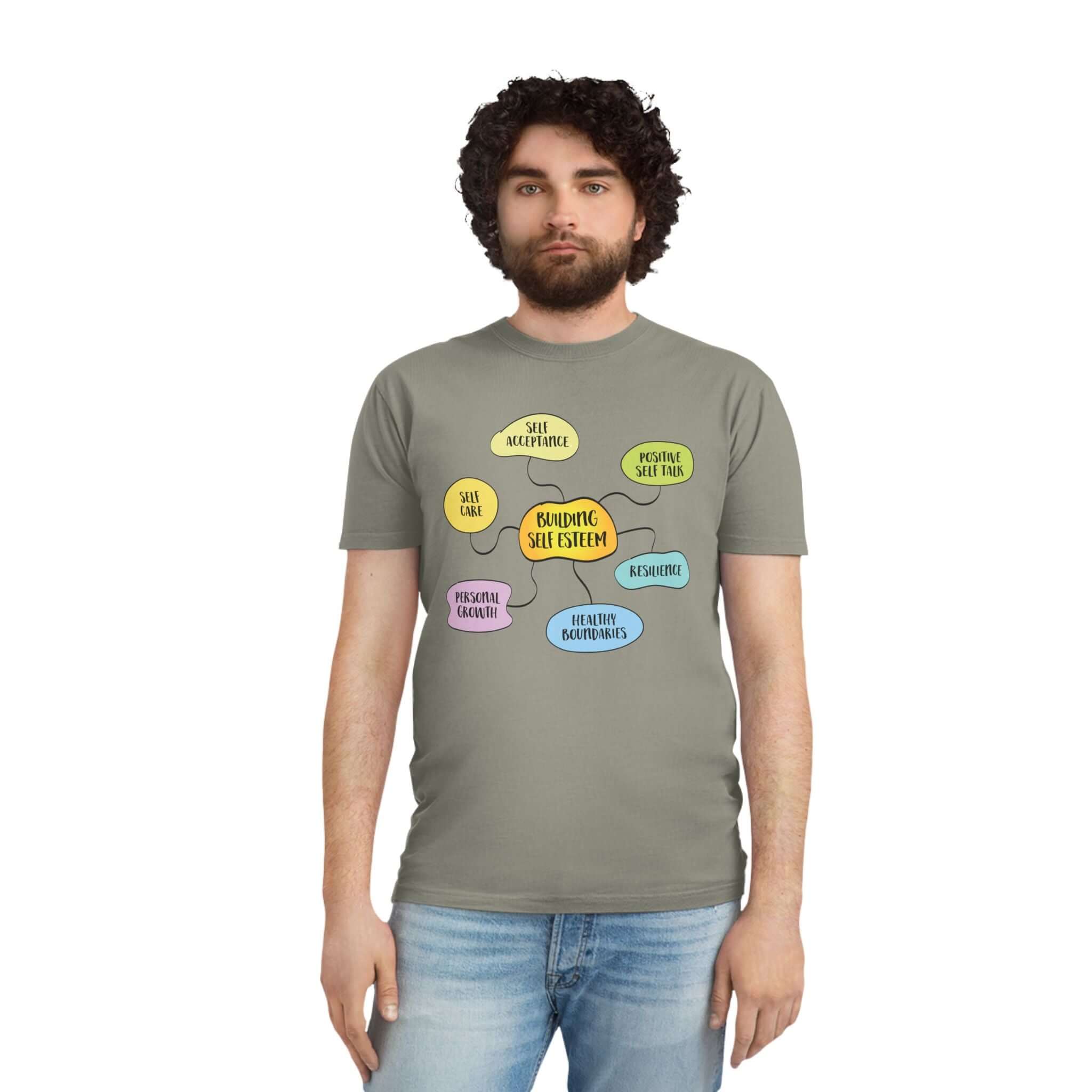 Faded Shirt - Building Self-Esteem Graphic Tee