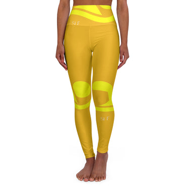 High Waisted Yoga Leggings (AOP)