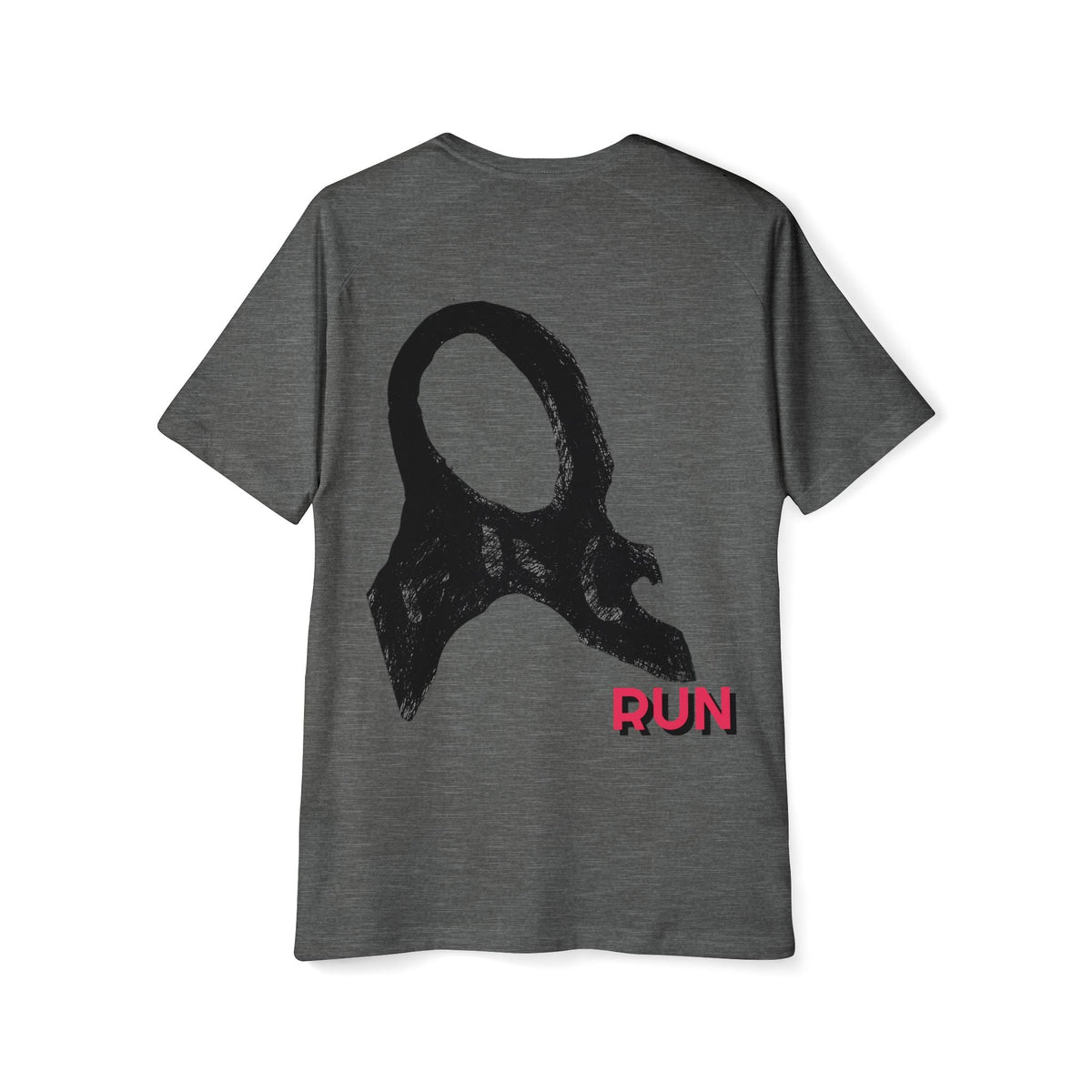 Men's Raglan T-Shirt with Frc Art Run Design Printify