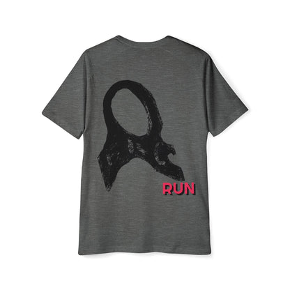 Men's Raglan T-Shirt with Frc Art Run Design Printify
