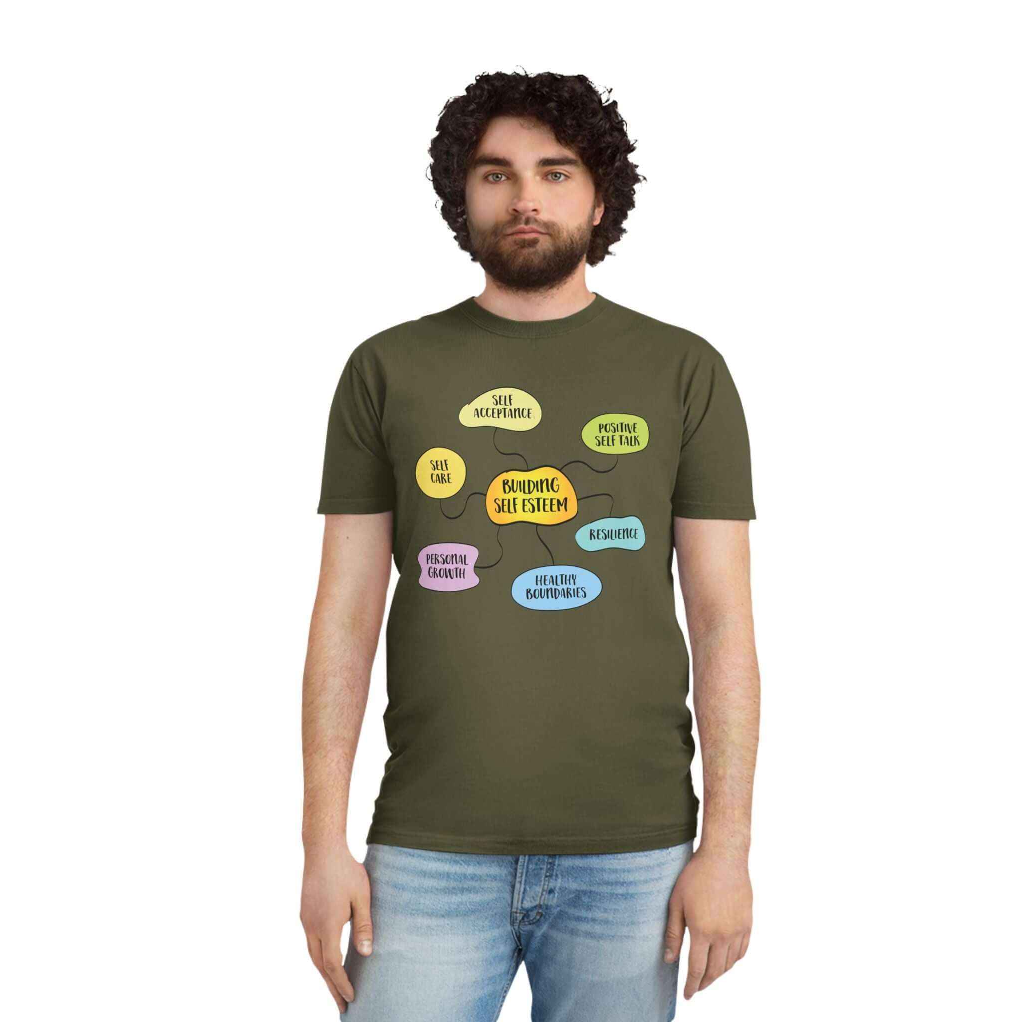 Faded Shirt - Building Self-Esteem Graphic Tee