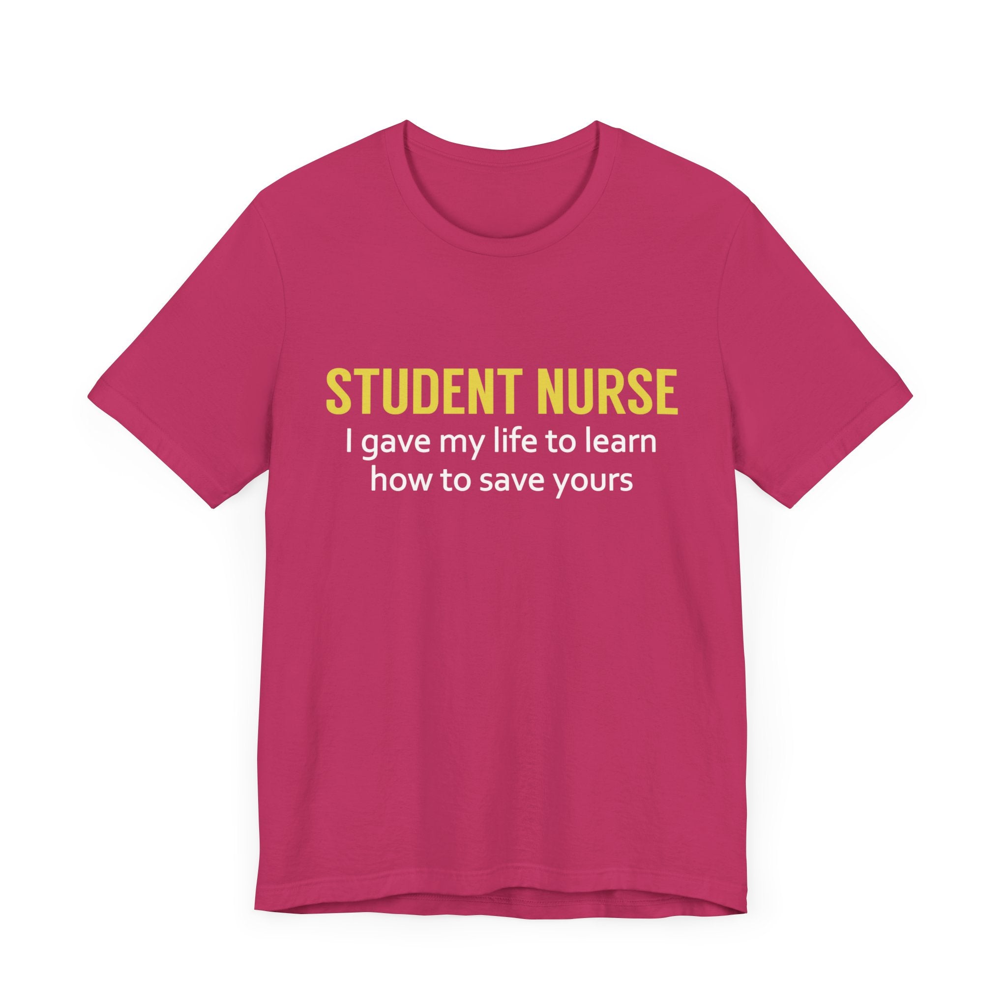 Tee-shirt unisexe infirmière étudiante 