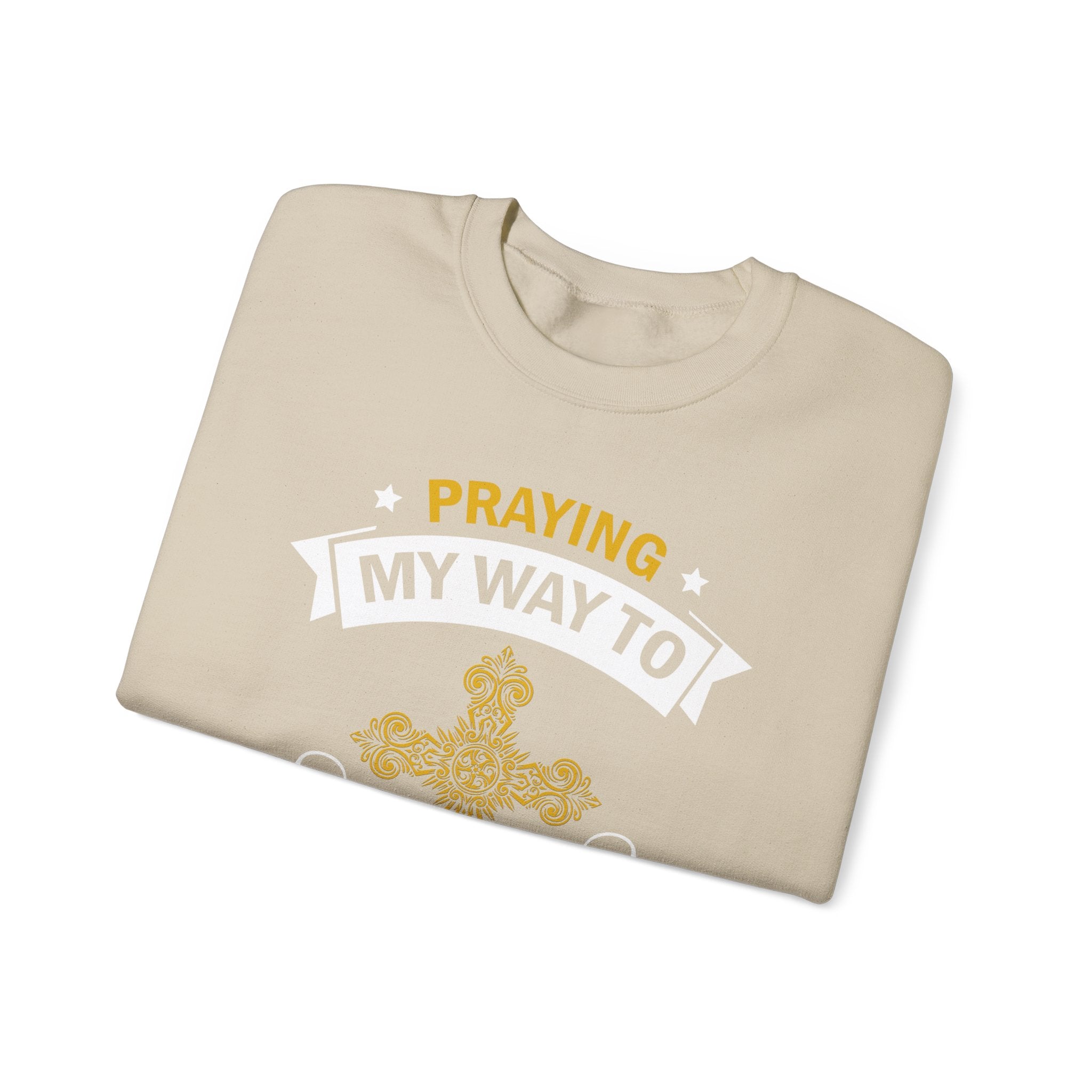 Prier mon chemin vers le succès Sweat-shirt unisexe 