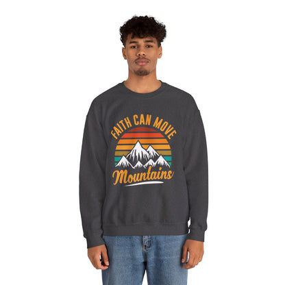 Faith Can Move Mountains Sweat-shirt unisexe 