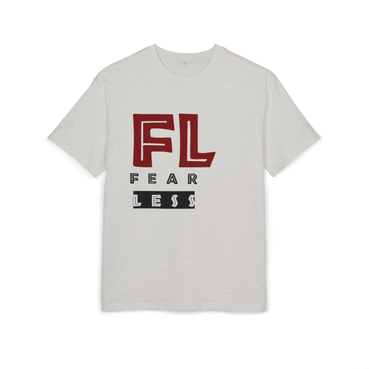 Fearless Unisex Heavy Oversize Tee - Empowering Statement Shirt