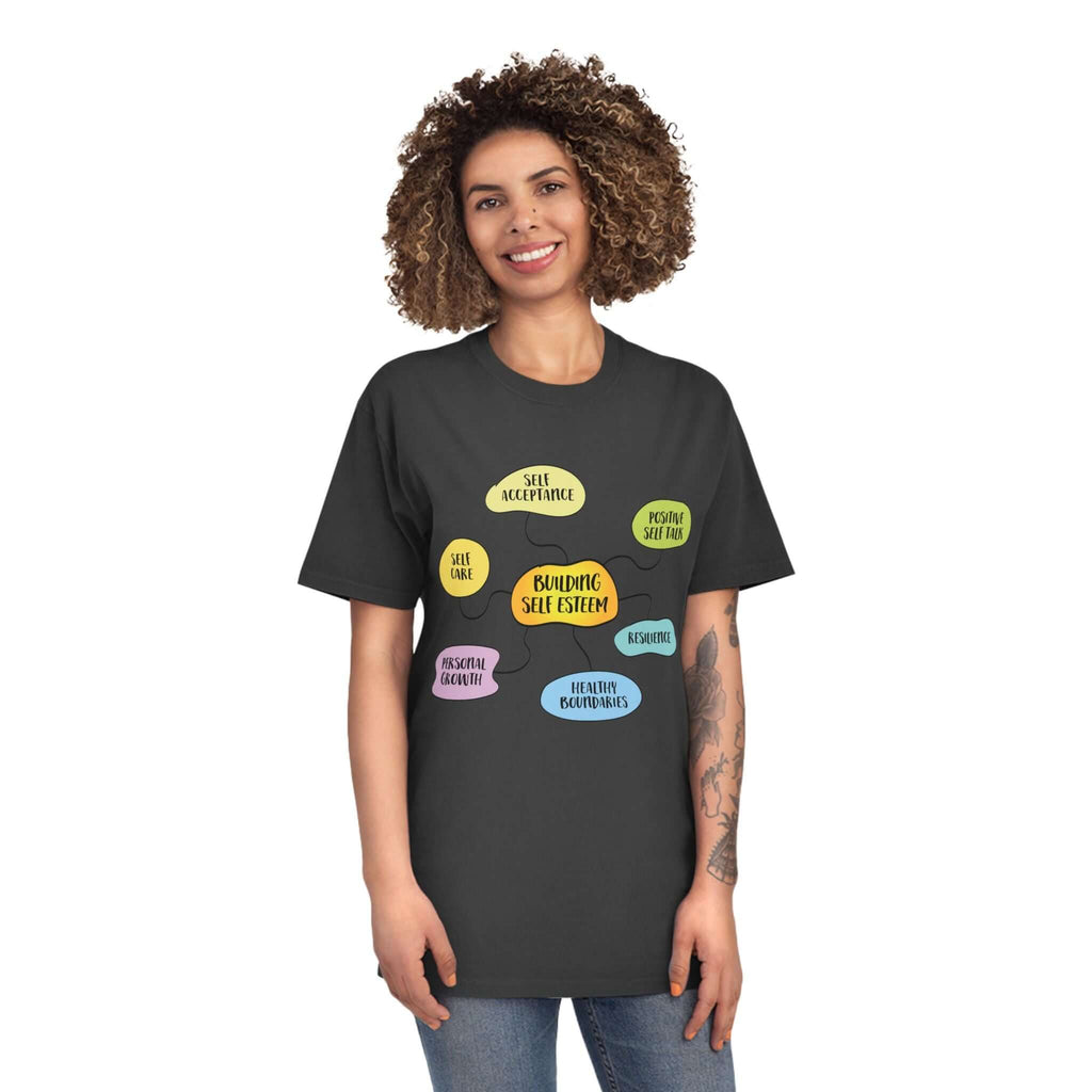 Faded Shirt - Building Self-Esteem Graphic Tee
