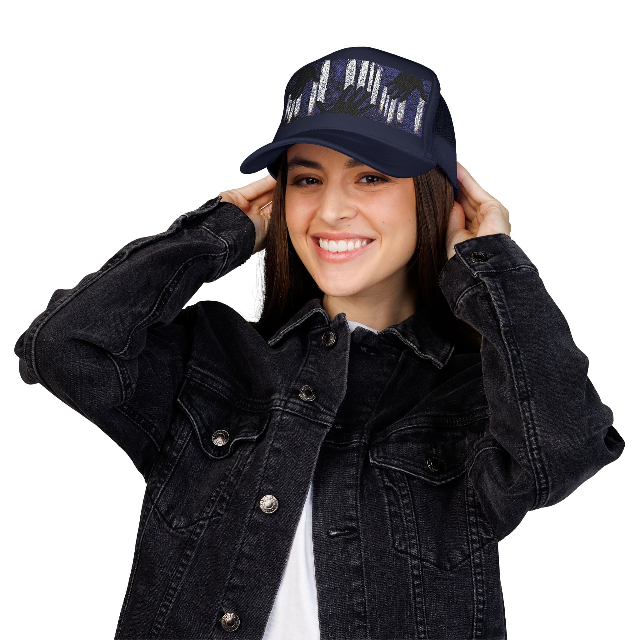Embroidered Trucker Hat Printify