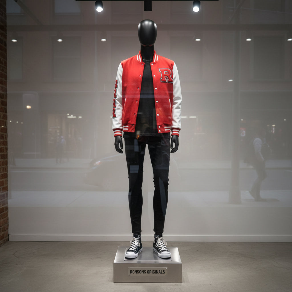 Letterman Jacket R Design Printify