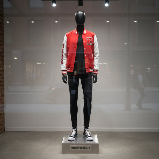 Letterman Jacket R Design Printify