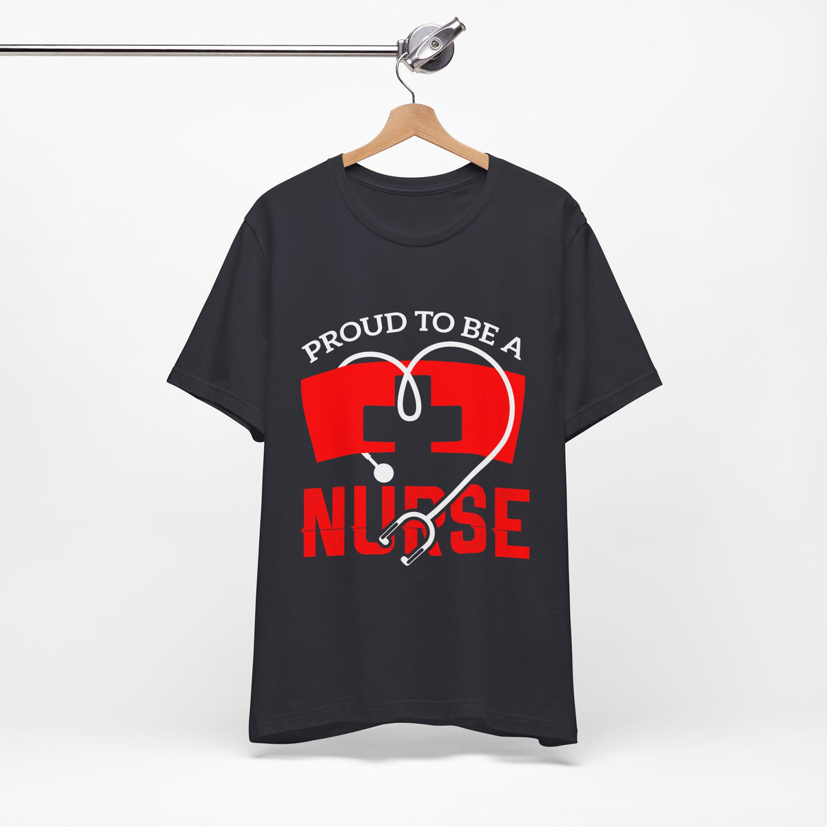 Fier d’être un tee-shirt unisexe infirmière 