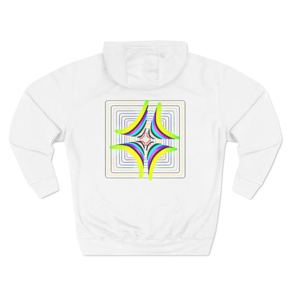 Unisex Three-Panel Fleece Hoodie- Bold