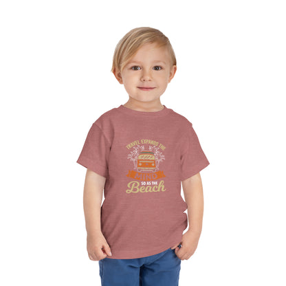 Le voyage élargit l’esprit T-shirt pour tout-petits 