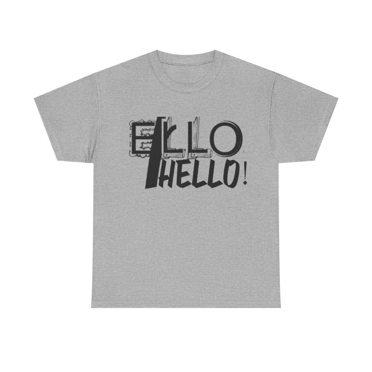 Hello Unisex Tee - Casual and Stylish Cotton T-Shirt for All Occasions