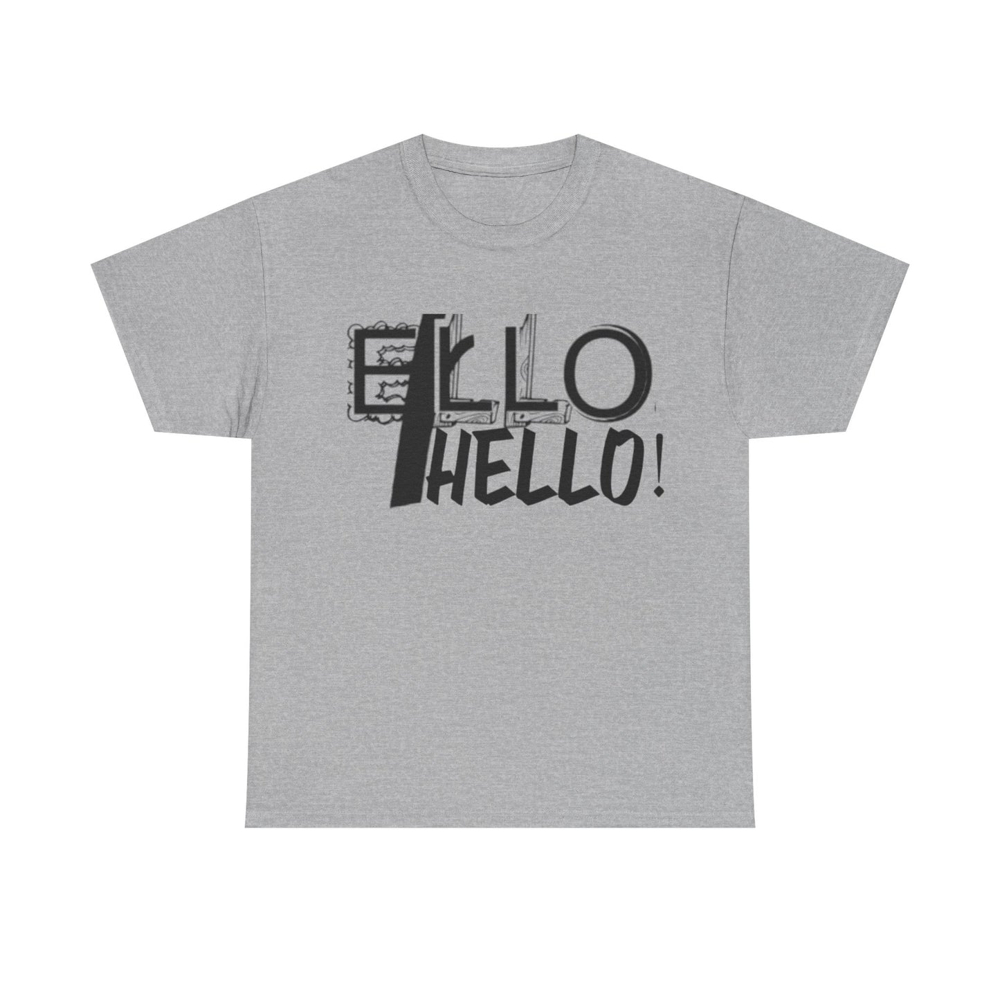 Hello Unisex Tee - Casual and Stylish Cotton T-Shirt for All Occasions