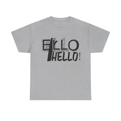 Hello Unisex Tee - Casual and Stylish Cotton T-Shirt for All Occasions