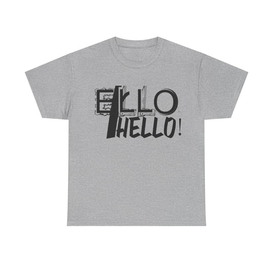 Hello Unisex Tee - Casual and Stylish Cotton T-Shirt for All Occasions