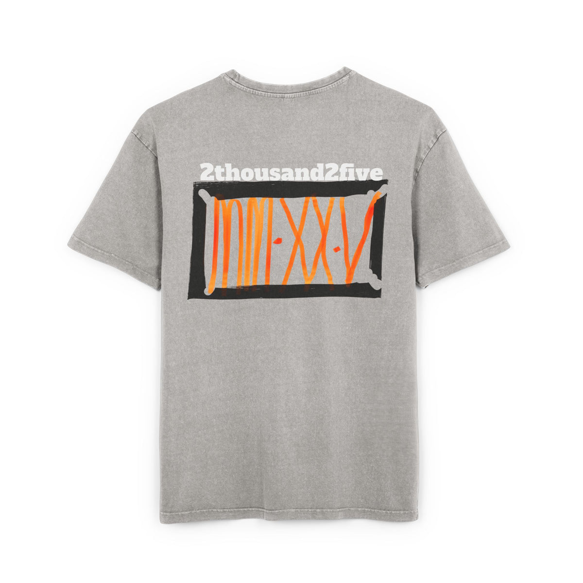 T-Shirt Acid Washed Oversize Tee 2thousand2five Design