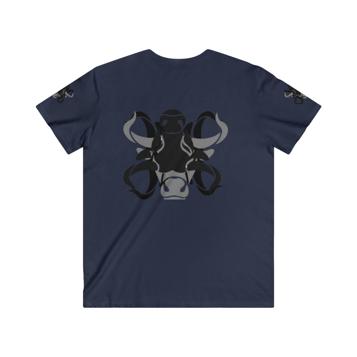 Men's Fitted V-Neck Short Sleeve Tee