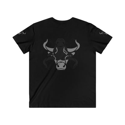 Men's Fitted V-Neck Short Sleeve Tee