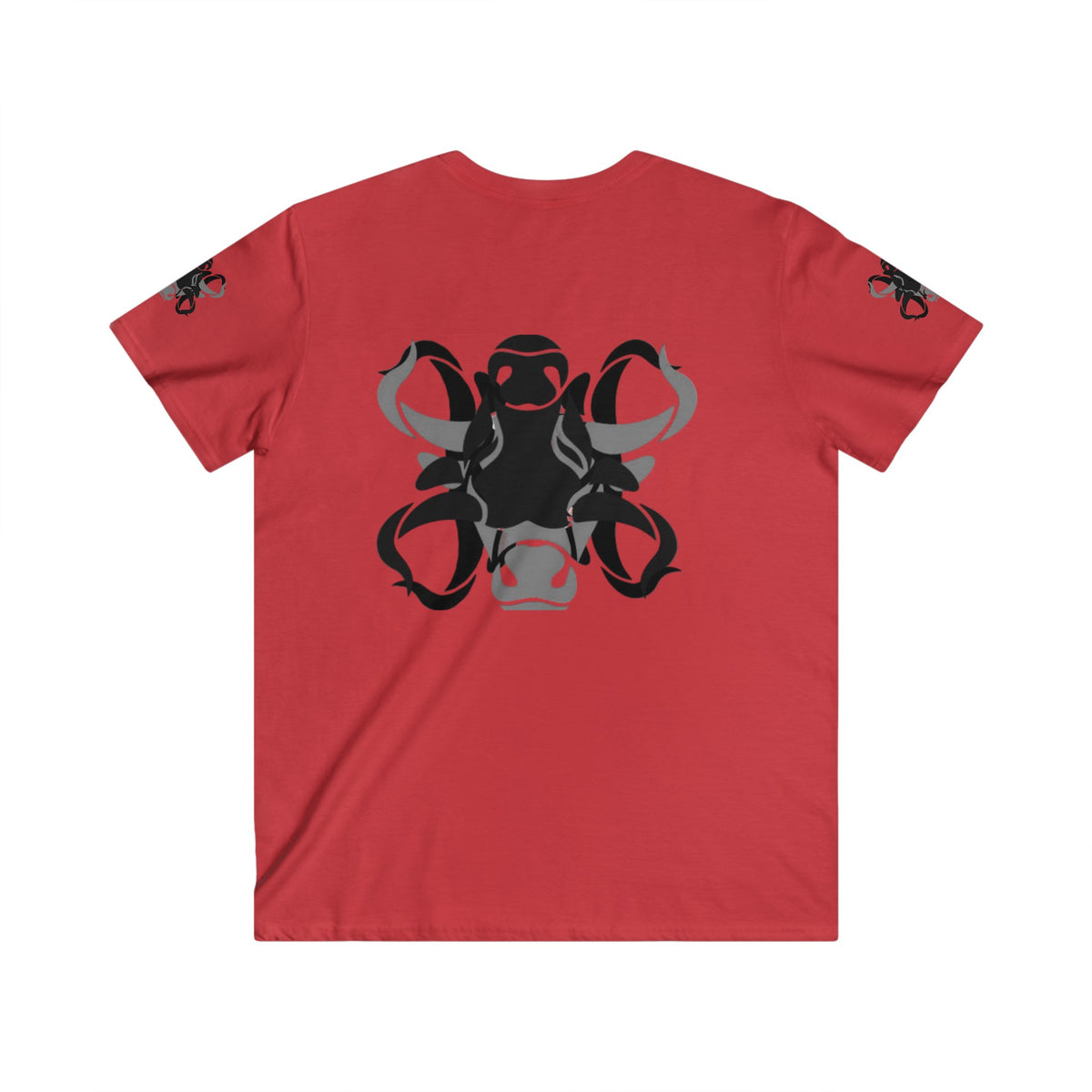 Men's Fitted V-Neck Short Sleeve Tee