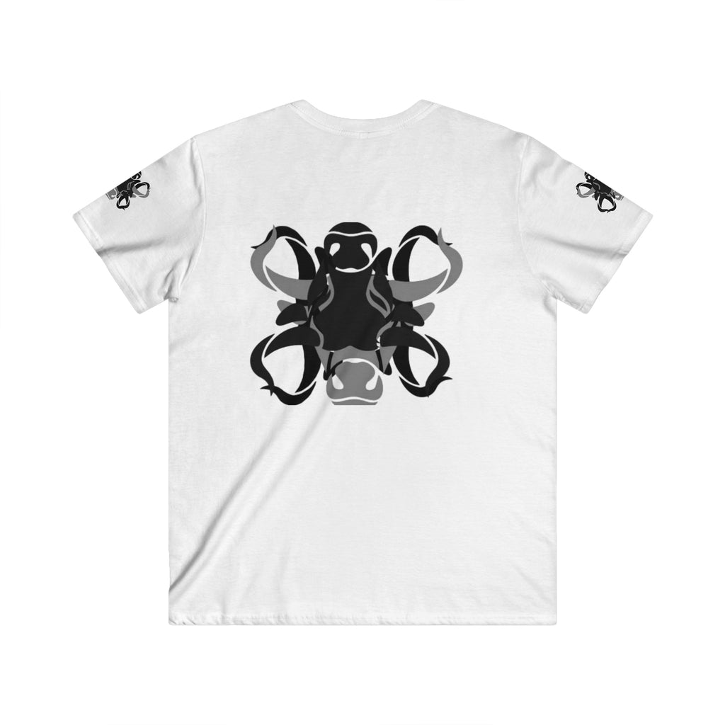 Men's Fitted V-Neck Short Sleeve Tee