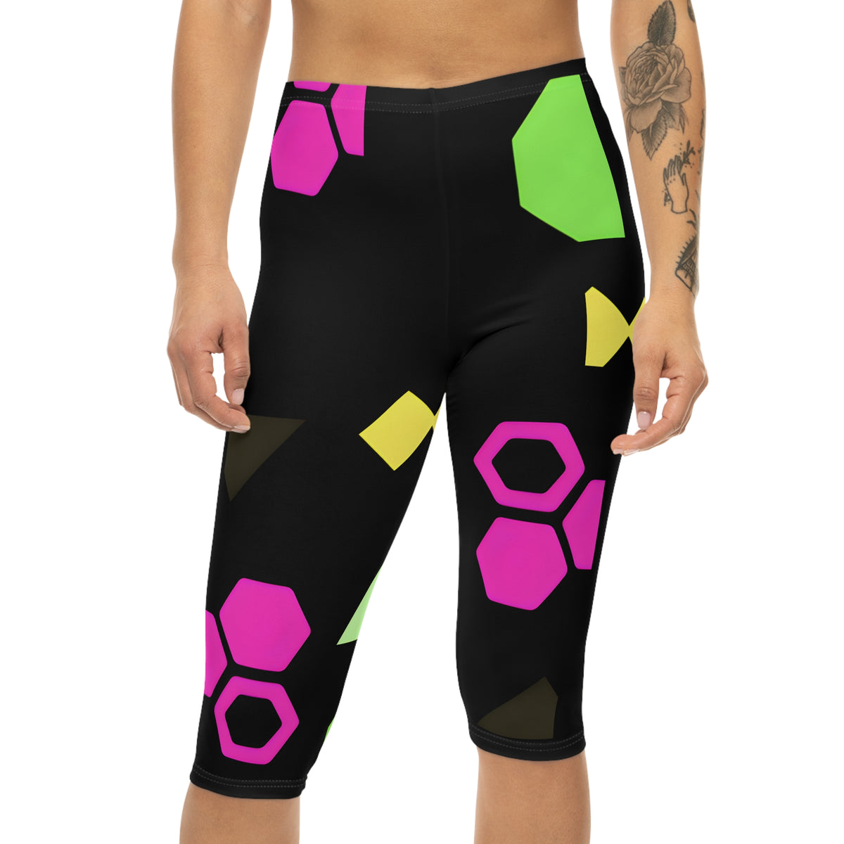 Women’s Capri Leggings (AOP)