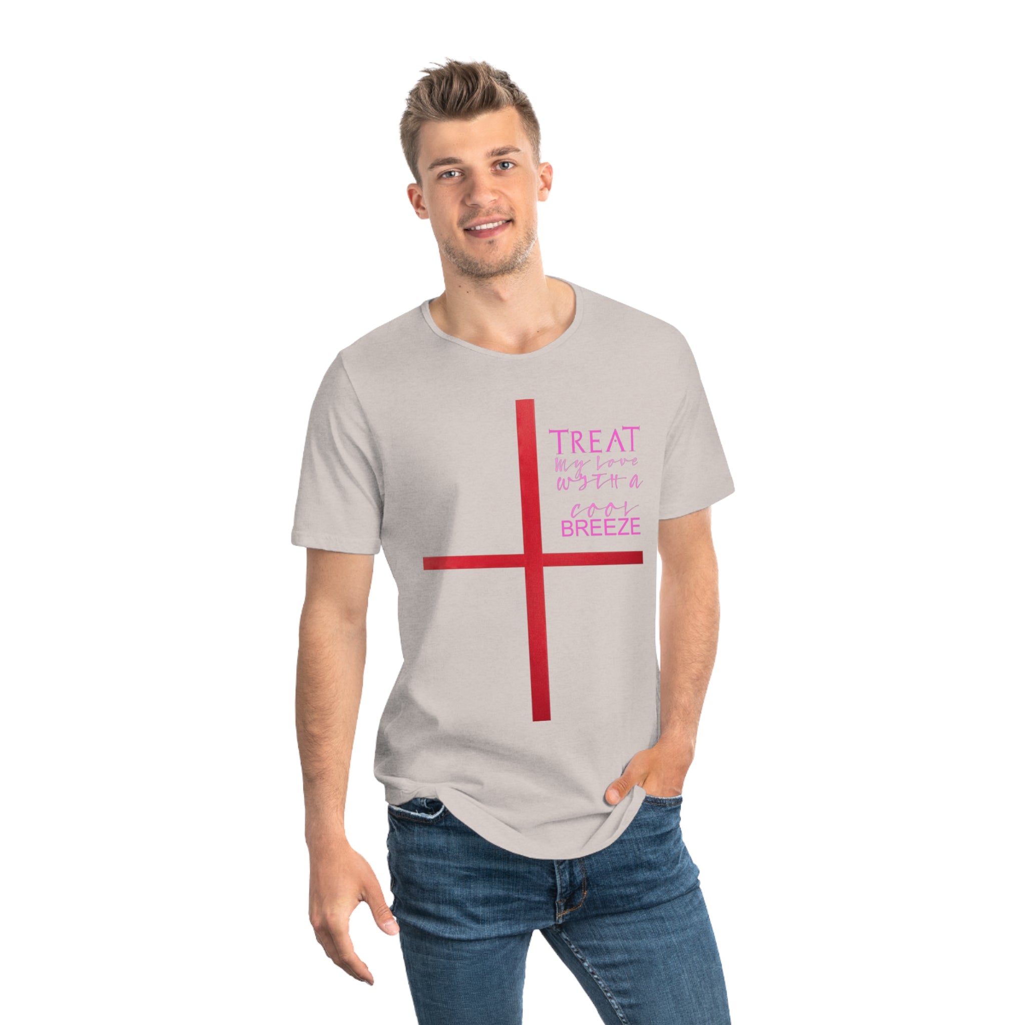 Men's Jersey Curved Hem Tee