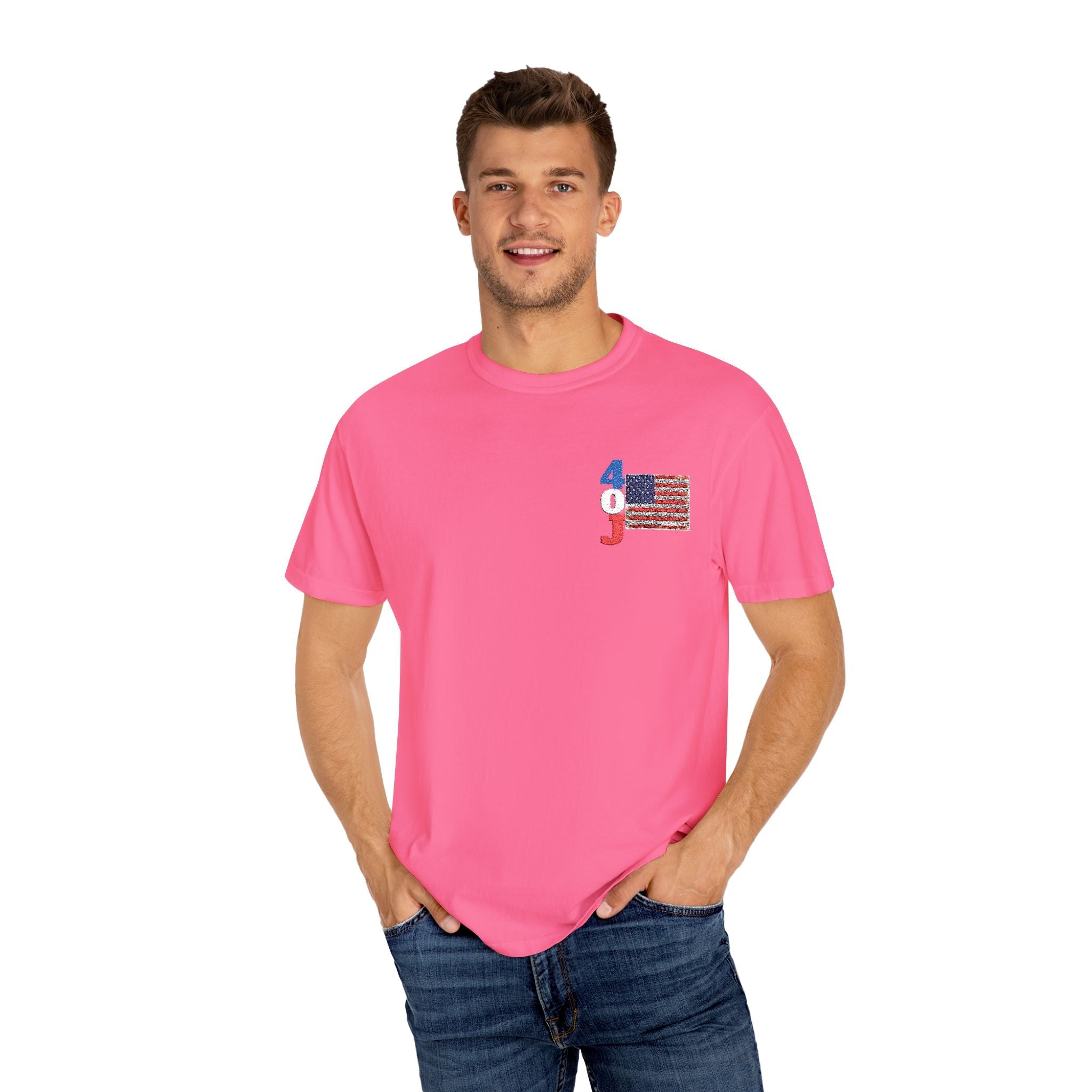 4th of July Garment-Dyed T-shirt Printify