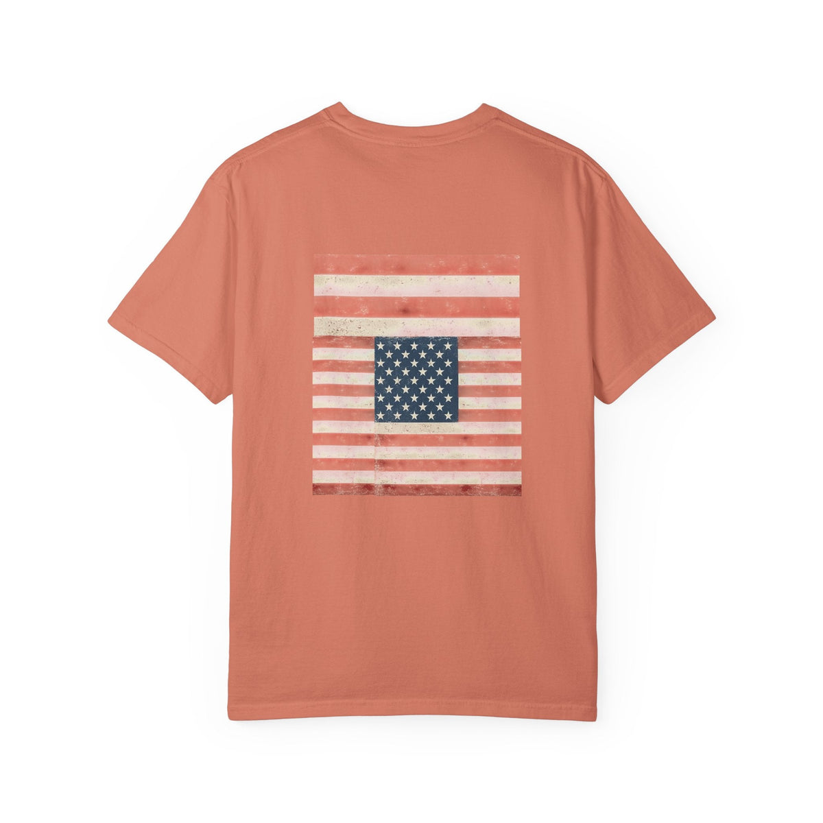 Patriotic Garment-Dyed T-Shirt | Perfect for 4th of July, Memorial Day, Casual Wear, Gifts, Americana Style Printify