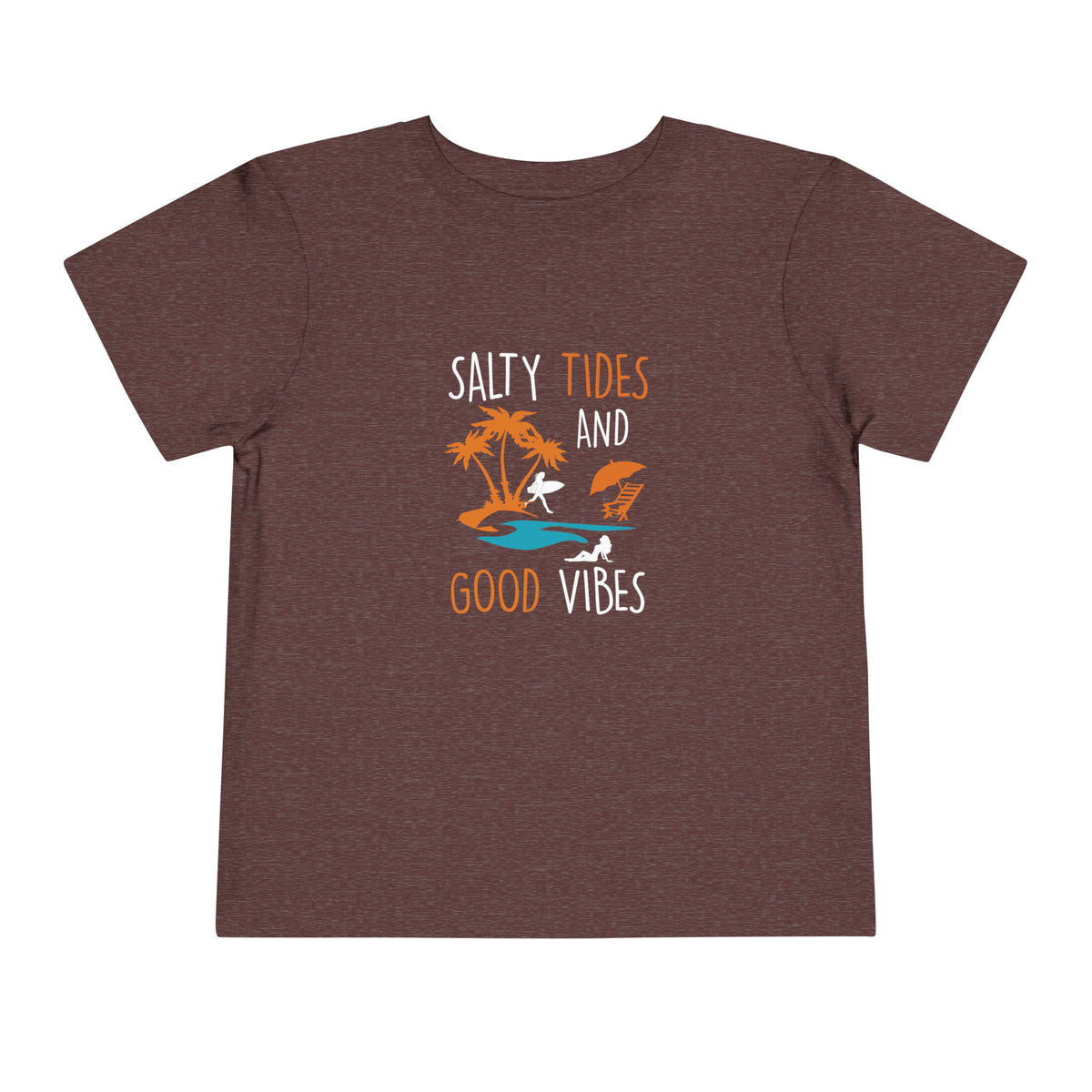 Salty Tides And Good Vibes Toddler Tee
