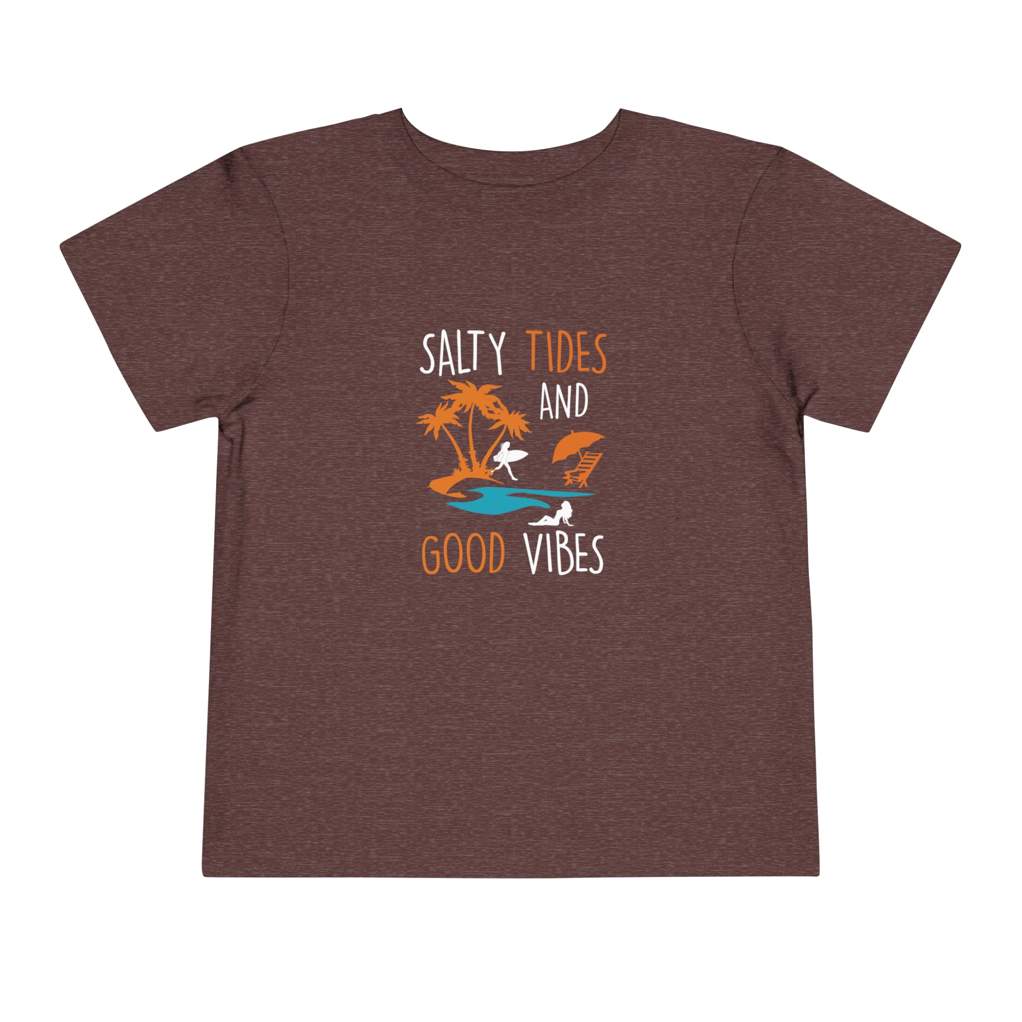 Salty Tides And Good Vibes Toddler Tee